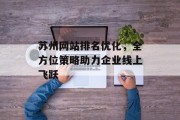 苏州网站排名优化，全方位策略助力企业线上飞跃