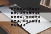 悟空网站刷流量背后的真相，揭秘流量经济的灰色地带，悟空网站流量之谜，揭秘流量经济的暗流涌动