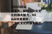 Bilibili网站流量大，解析二次元文化的强大魅力，Bilibili流量解析，二次元文化的强大吸引力