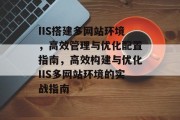 IIS搭建多网站环境，高效管理与优化配置指南，高效构建与优化IIS多网站环境的实战指南