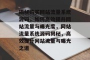 揭秘购买网站流量系统源码，如何高效提升网站流量与曝光度，网站流量系统源码揭秘，高效提升网站流量与曝光之道