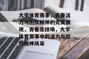 大学体育赛事，青春活力与团队精神的完美展现，青春竞技场，大学体育赛事中的活力与团队精神风采