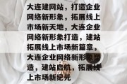 大连建网站，打造企业网络新形象，拓展线上市场新天地，大连企业网络新形象打造，建站拓展线上市场新篇章，大连企业网络新形象塑造，建站启航，拓展线上市场新纪元