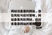 揭秘没备案的网站，潜在风险与应对策略，网站备案风险揭秘，应对未备案网站的策略解析