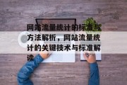 网站流量统计的标准与方法解析，网站流量统计的关键技术与标准解读