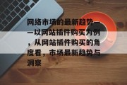 网络市场的最新趋势——以网站插件购买为例，从网站插件购买的角度看，市场最新趋势与洞察