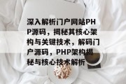 深入解析门户网站PHP源码，揭秘其核心架构与关键技术，解码门户源码，PHP架构揭秘与核心技术解析