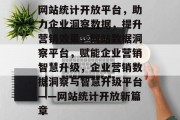 网站统计开放平台，助力企业洞察数据，提升营销效果，网站数据洞察平台，赋能企业营销智慧升级，企业营销数据洞察与智慧升级平台——网站统计开放新篇章