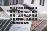 揭秘上海专业网站建设费用，价格构成与合理预算，上海专业网站建设费用揭秘，价格构成与合理预算解析
