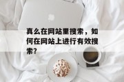 真么在网站里搜索，如何在网站上进行有效搜索？