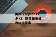 国微控股(02239.HK)：陈莹获委任为执行董事