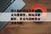 深入解析网站流量的定义与重要性，网站流量解析，定义与战略意义深度剖析
