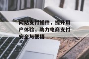 网站支付插件，提升用户体验，助力电商支付安全与便捷