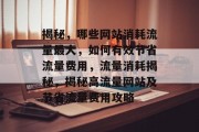 揭秘，哪些网站消耗流量最大，如何有效节省流量费用，流量消耗揭秘，揭秘高流量网站及节省流量费用攻略