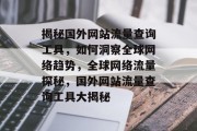 揭秘国外网站流量查询工具，如何洞察全球网络趋势，全球网络流量探秘，国外网站流量查询工具大揭秘