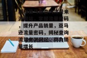 揭秘亚马逊查询流量来源网站，掌握流量密码，提升产品销量，亚马逊流量密码，揭秘查询流量来源网站，助力销量增长