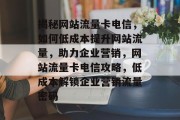 揭秘网站流量卡电信，如何低成本提升网站流量，助力企业营销，网站流量卡电信攻略，低成本解锁企业营销流量密码