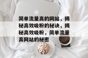 简单流量高的网站，揭秘高效吸粉的秘诀，揭秘高效吸粉，简单流量高网站的秘密