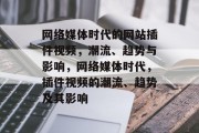 网络媒体时代的网站插件视频，潮流、趋势与影响，网络媒体时代，插件视频的潮流、趋势及其影响
