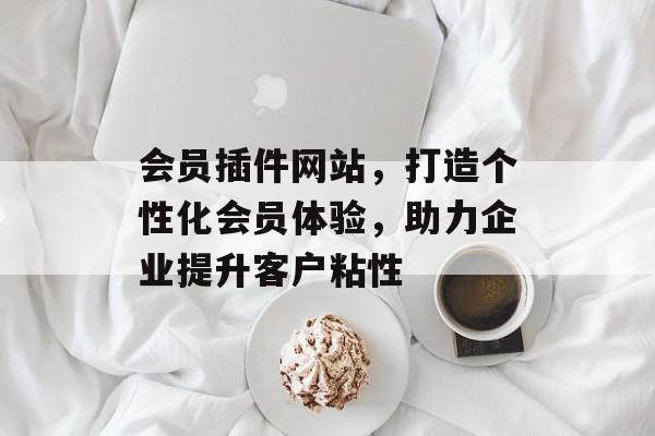 会员插件网站，打造个性化会员体验，助力企业提升客户粘性