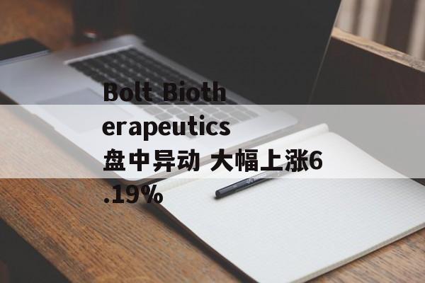 Bolt Biotherapeutics盘中异动 大幅上涨6.19%
