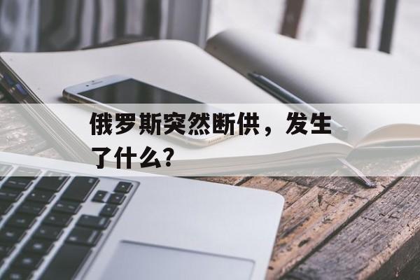 俄罗斯突然断供，发生了什么？