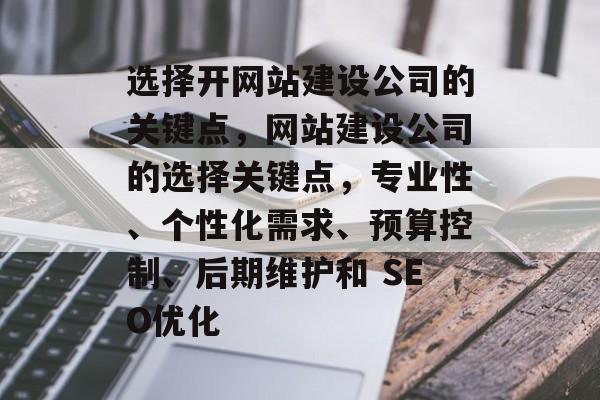 选择开网站建设公司的关键点，网站建设公司的选择关键点，专业性、个性化需求、预算控制、后期维护和 SEO优化