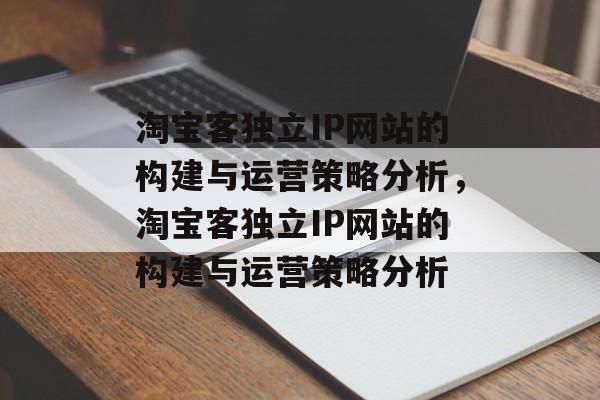 淘宝客独立IP网站的构建与运营策略分析，淘宝客独立IP网站的构建与运营策略分析