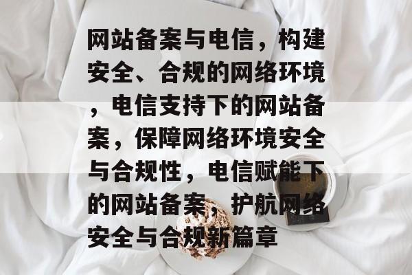 网站备案与电信,构建安全、合规的网络环境,电信支持下的网站备案,保障网络环境安全与合规性,电信赋能下的网站备案,护航网络安全与合规新篇章 网站备案与电信,构建安全、合规的网络环境,电信支持下的网站备案,保障网络环境安全与合规性,电信赋能下的网站备案,护航网络安全与合规新篇章