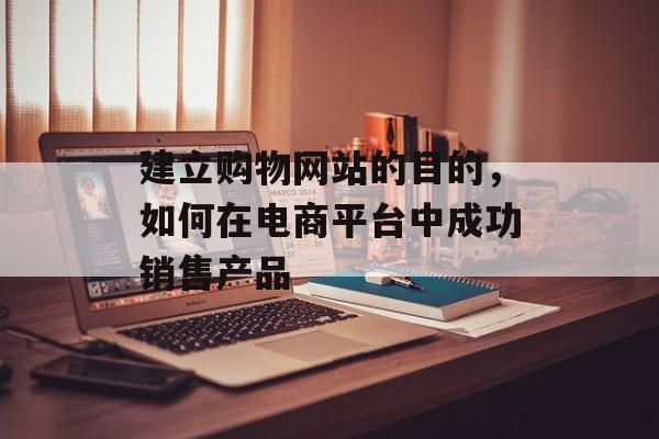 建立购物网站的目的，如何在电商平台中成功销售产品