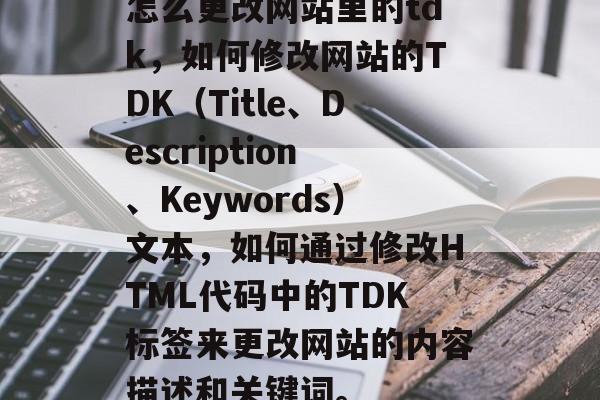 怎么更改网站里的tdk，如何修改网站的TDK（Title、Description、Keywords）文本，如何通过修改HTML代码中的TDK标签来更改网站的内容描述和关键词。