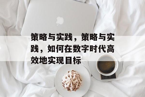 策略与实践，策略与实践，如何在数字时代高效地实现目标