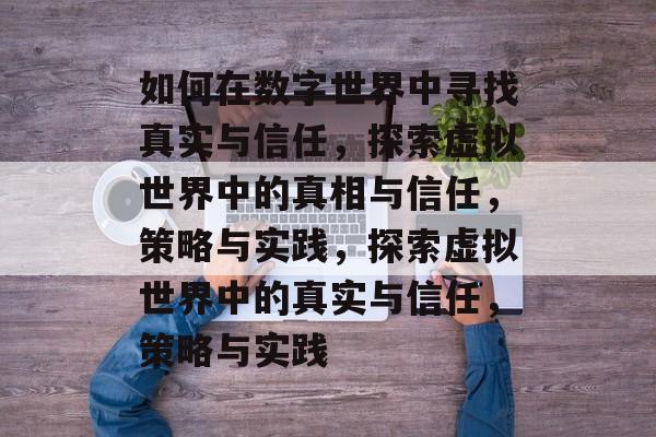 如何在数字世界中寻找真实与信任，探索虚拟世界中的真相与信任，策略与实践，探索虚拟世界中的真实与信任，策略与实践