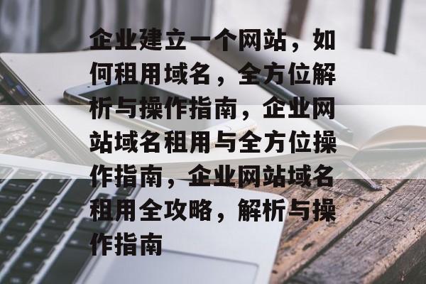 企业建立一个网站，如何租用域名，全方位解析与操作指南，企业网站域名租用与全方位操作指南，企业网站域名租用全攻略，解析与操作指南