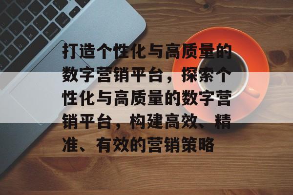 打造个性化与高质量的数字营销平台，探索个性化与高质量的数字营销平台，构建高效、精准、有效的营销策略