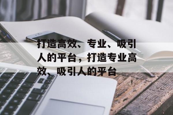 打造高效、专业、吸引人的平台，打造专业高效、吸引人的平台