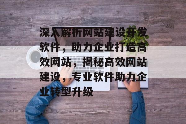 深入解析网站建设开发软件，助力企业打造高效网站，揭秘高效网站建设，专业软件助力企业转型升级