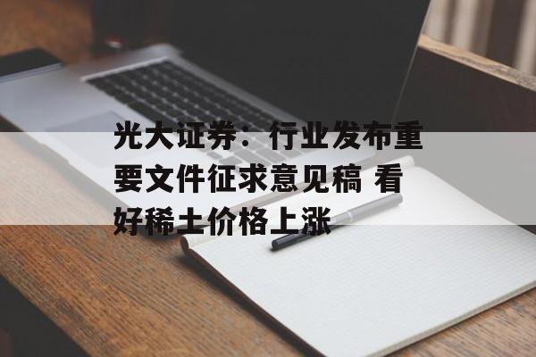 光大证券：行业发布重要文件征求意见稿 看好稀土价格上涨
