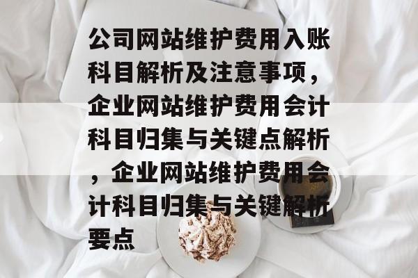 公司网站维护费用入账科目解析及注意事项，企业网站维护费用会计科目归集与关键点解析，企业网站维护费用会计科目归集与关键解析要点