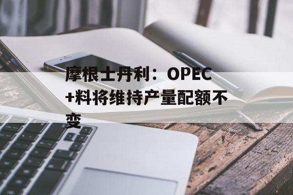 摩根士丹利：OPEC+料将维持产量配额不变
