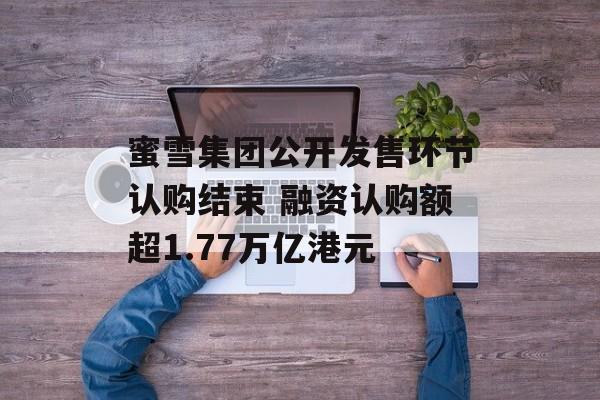 蜜雪集团公开发售环节认购结束 融资认购额超1.77万亿港元