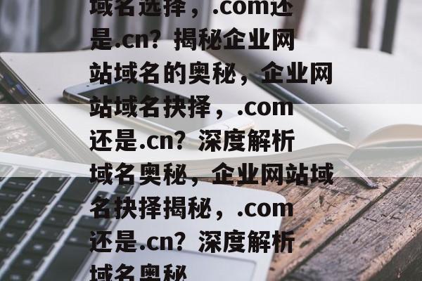 域名选择，.com还是.cn？揭秘企业网站域名的奥秘，企业网站域名抉择，.com还是.cn？深度解析域名奥秘，企业网站域名抉择揭秘，.com还是.cn？深度解析域名奥秘