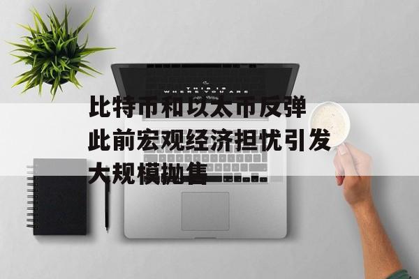 比特币和以太币反弹 此前宏观经济担忧引发大规模抛售