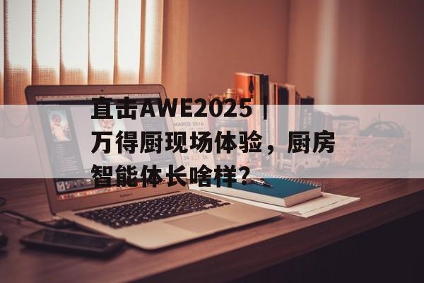 直击AWE2025｜万得厨现场体验，厨房智能体长啥样？