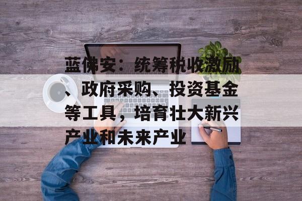 蓝佛安:统筹税收激励、政府采购、投资基金等工具,培育壮大新兴产业和未来产业 蓝佛安:统筹税收激励、政府采购、投资基金等工具,培育壮大新兴产业和未来产业