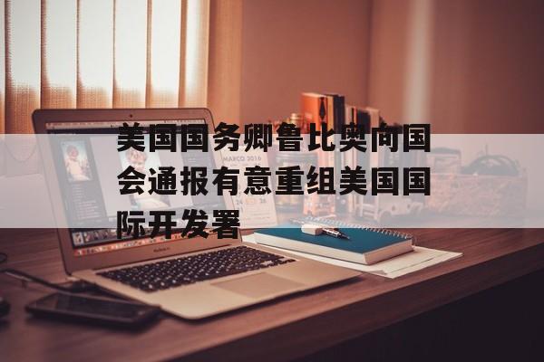 美国国务卿鲁比奥向国会通报有意重组美国国际开发署