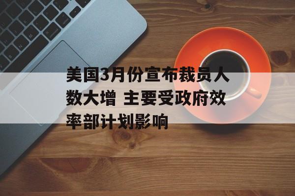 美国3月份宣布裁员人数大增 主要受政府效率部计划影响