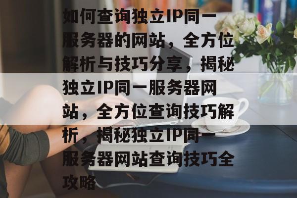 如何查询独立IP同一服务器的网站，全方位解析与技巧分享，揭秘独立IP同一服务器网站，全方位查询技巧解析，揭秘独立IP同一服务器网站查询技巧全攻略