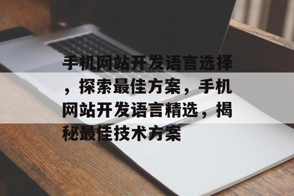手机网站开发语言选择，探索最佳方案，手机网站开发语言精选，揭秘最佳技术方案