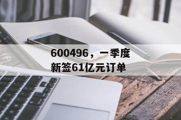 600496，一季度新签61亿元订单